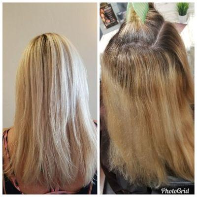 Surface Pure Blonde with color clarity shine treatment