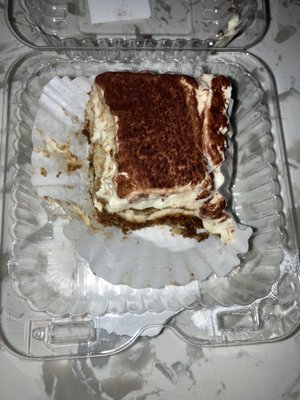 And my baby slice of tiramisu