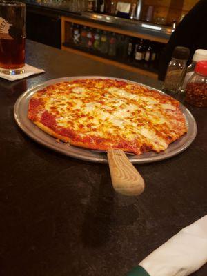 Cheese pizza thin crust 12 inch.