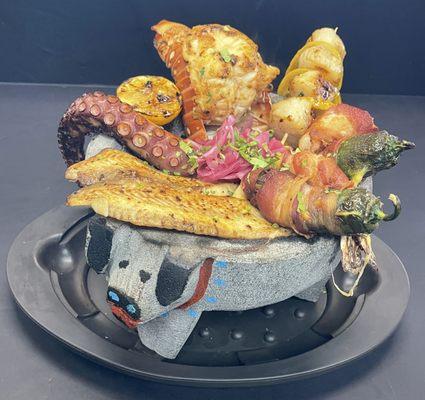 Seafood Molcajete