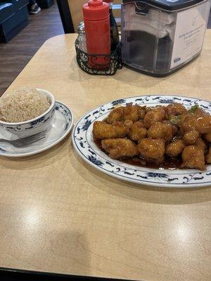 Orange Chicken (LARGE) w/ fried rice