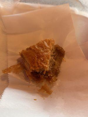 Half Piece Baklava