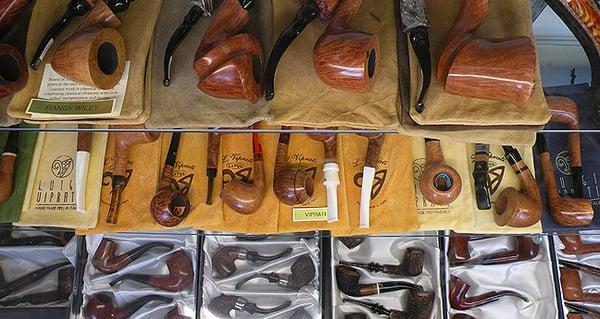 We carry a broad selection of traditional European and American pipes.