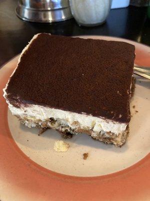 Tiramisu- for my birthday- so good!