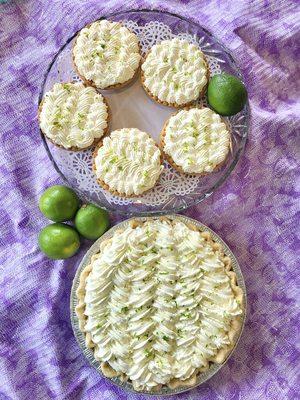 Key lime pie & tarts are made for summertime enjoyment! Yum!!!