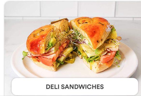 Turkey deli sandwich