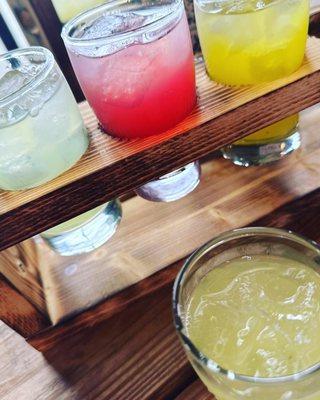 Margaritas flight from Abettor Brewery