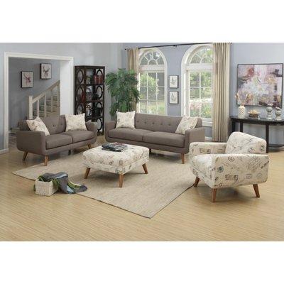 Sofa, loveseat and chair by Emerald