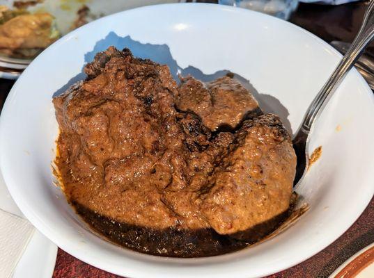 Beef Rendang $24 (does not come with rice)