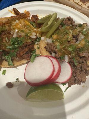 Al pastor and carne asada