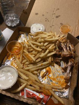 Wings and French Fries