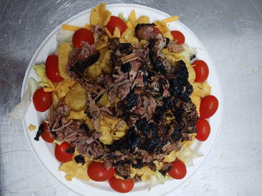 Brisket frito salad