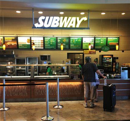 Fast Food Sandwich Shop in Food Court at Fashion Show Mall