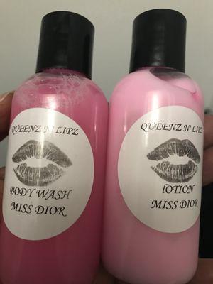 Miss Díor 6oz body wash & lotion