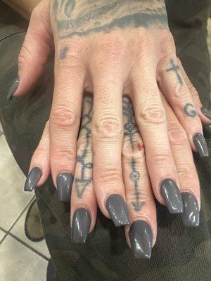 Coffin style fill by Angie.