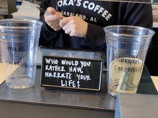 Tip jars