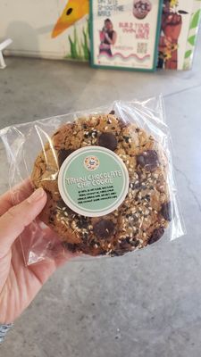 Tahini chocolate chip cookie