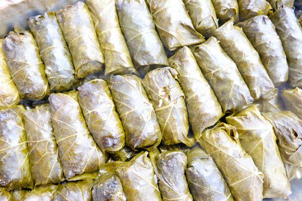 Greek style dolmathes