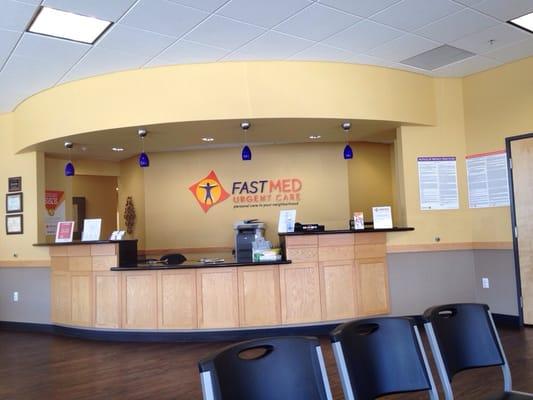 FastMed is clean and nice. The place shows me as the patient that they care about having the waiting room be enjoyable.