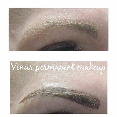 Microblading before and after