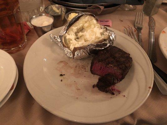 Small filet.