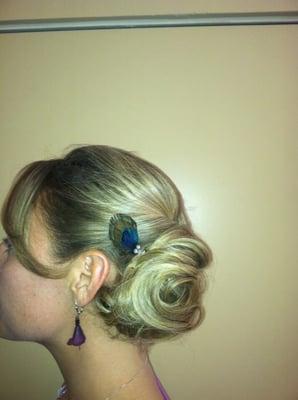 Gorgeous up do I did for a Santa Barbara wedding!