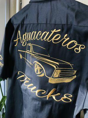 Embroidery on Dickies shirts