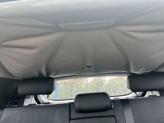 Original headliner damage which led to a incompetent mechanic causing $1500 in damage