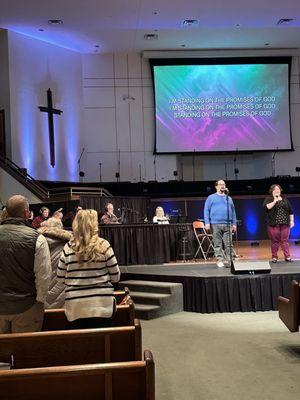 First Baptist Church of Lenoir City - a warm place lace on a cold Sunday morning.