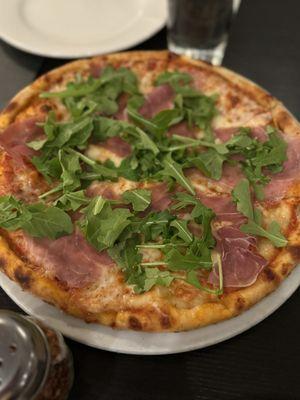 Pizza con Prosciutto e Rucola