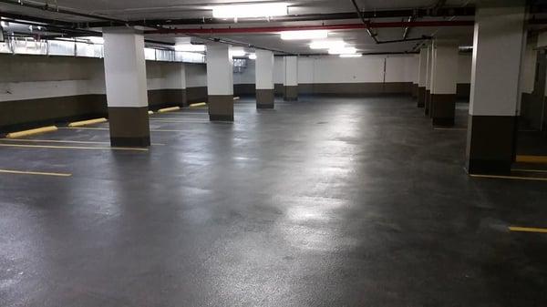 Traffic Coating in Parking Garage