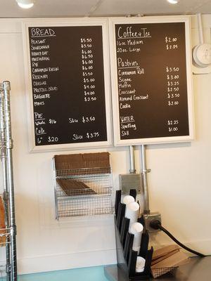 menu board