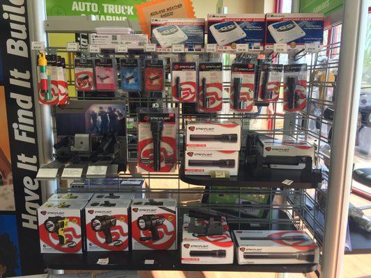 We carry a wide range of Streamlight Lights and replacement batteries :)