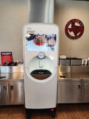 Soft drink machine