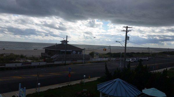 View from the third floor of the Sea Crest Inn.