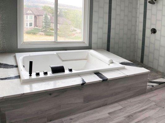 Bentley cambria quartz tub surround