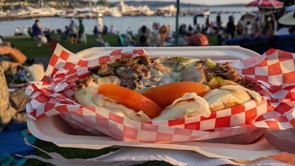 Waterfront take out picnic