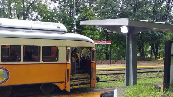 Streetcar at Valley Road