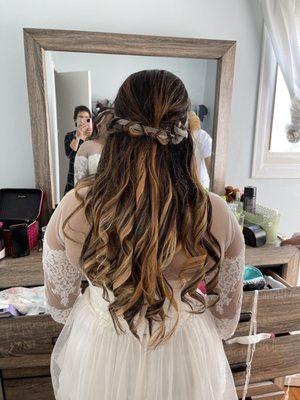 Bridal hair