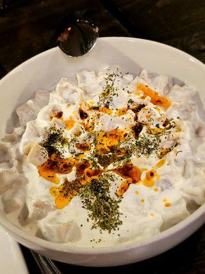 Manti/Mantı. Good portion with OK flavors