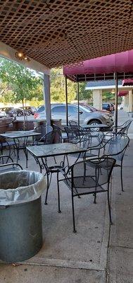 Outdoor covered seating