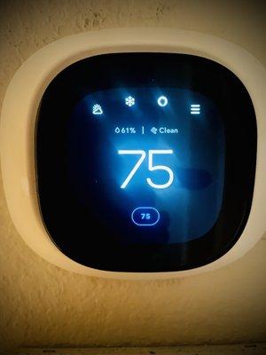 Alexa capable digital thermostat