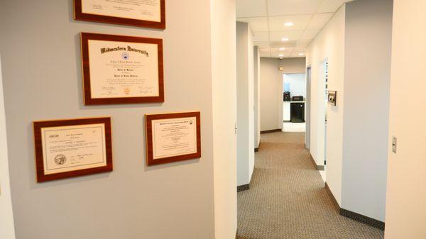 Newly remodeled dental office