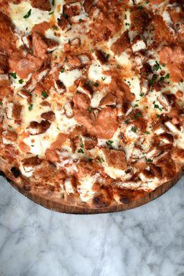 Chicken Parmigiana Pan Pizza with Vodka Sauce