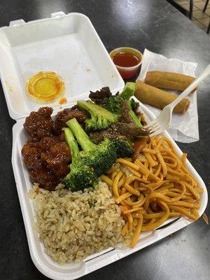 Orange Chicken & Broccoli Beef