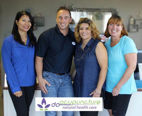 Meet the people I work with.  Left to Right: me, Dr. Hartter (chiro), Lisa (office mgr), Maria (massage).  Come by & say "hello!" Sept 2016