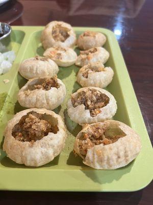 Pani puri- absolutely delicious