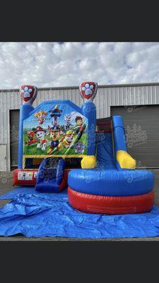 Rent out our 6in1 Paw Patrol waterslide combo.