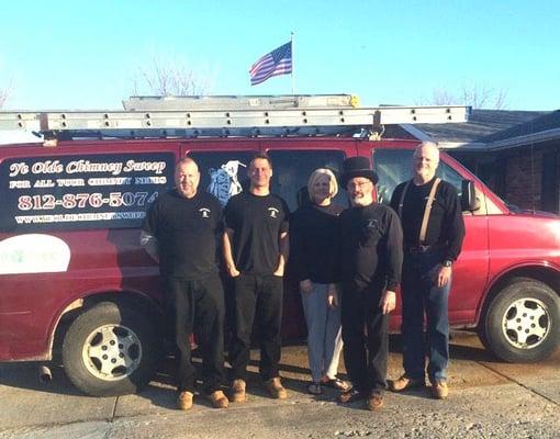 The Crew at Ye Olde Chimney Sweep