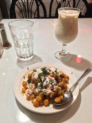 Samosa Chat & Salty Lassi